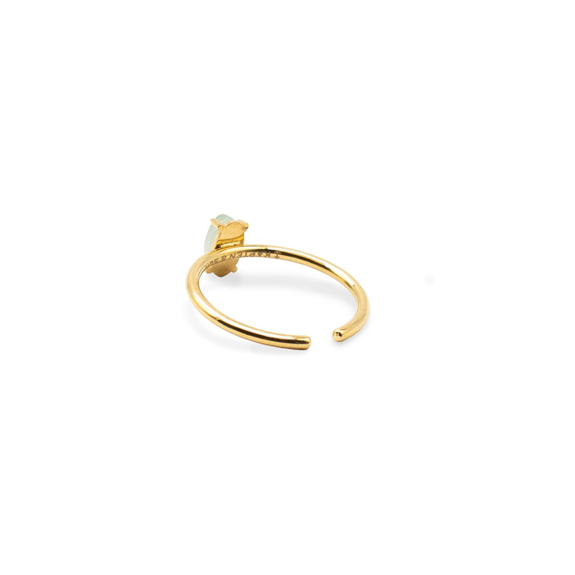 Kpten & Son Ring Harmony Single Stone Gold Exklusive Angebote