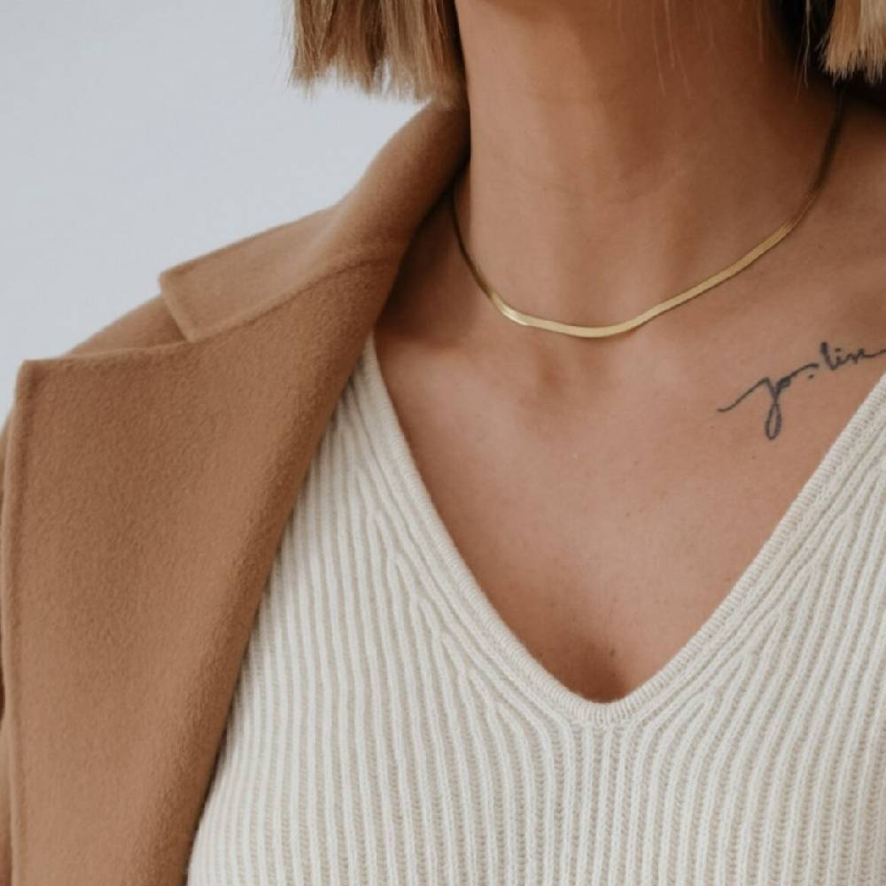 Kpten & Son Necklace Snake Gold Saisonale Angebote