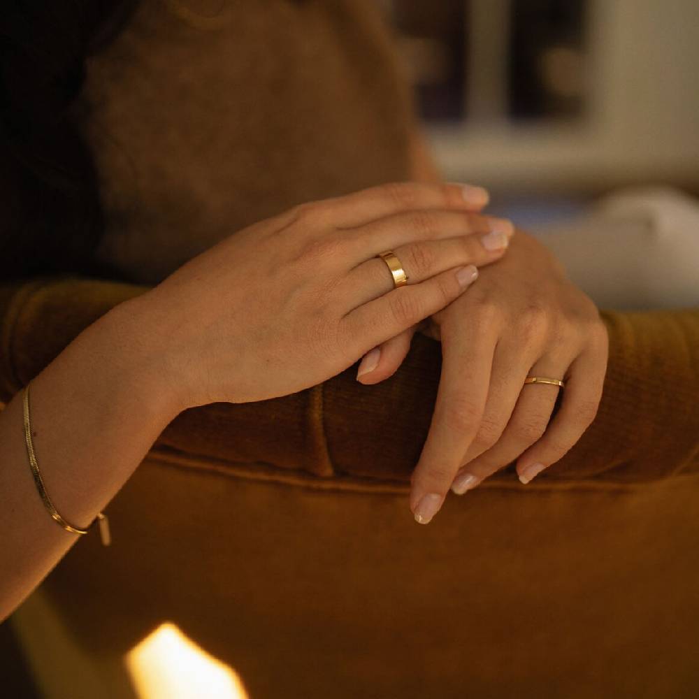 Kpten & Son Ring Bold Gold Top Angebot