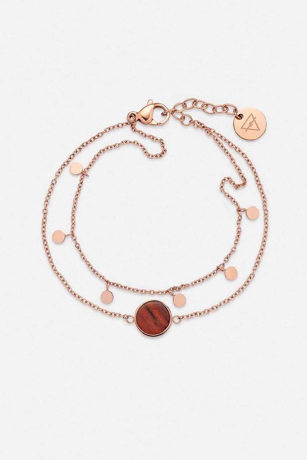 Kerbholz CIRCLE DOUBLE BRACELET Rosenholz Super Sparpreis
