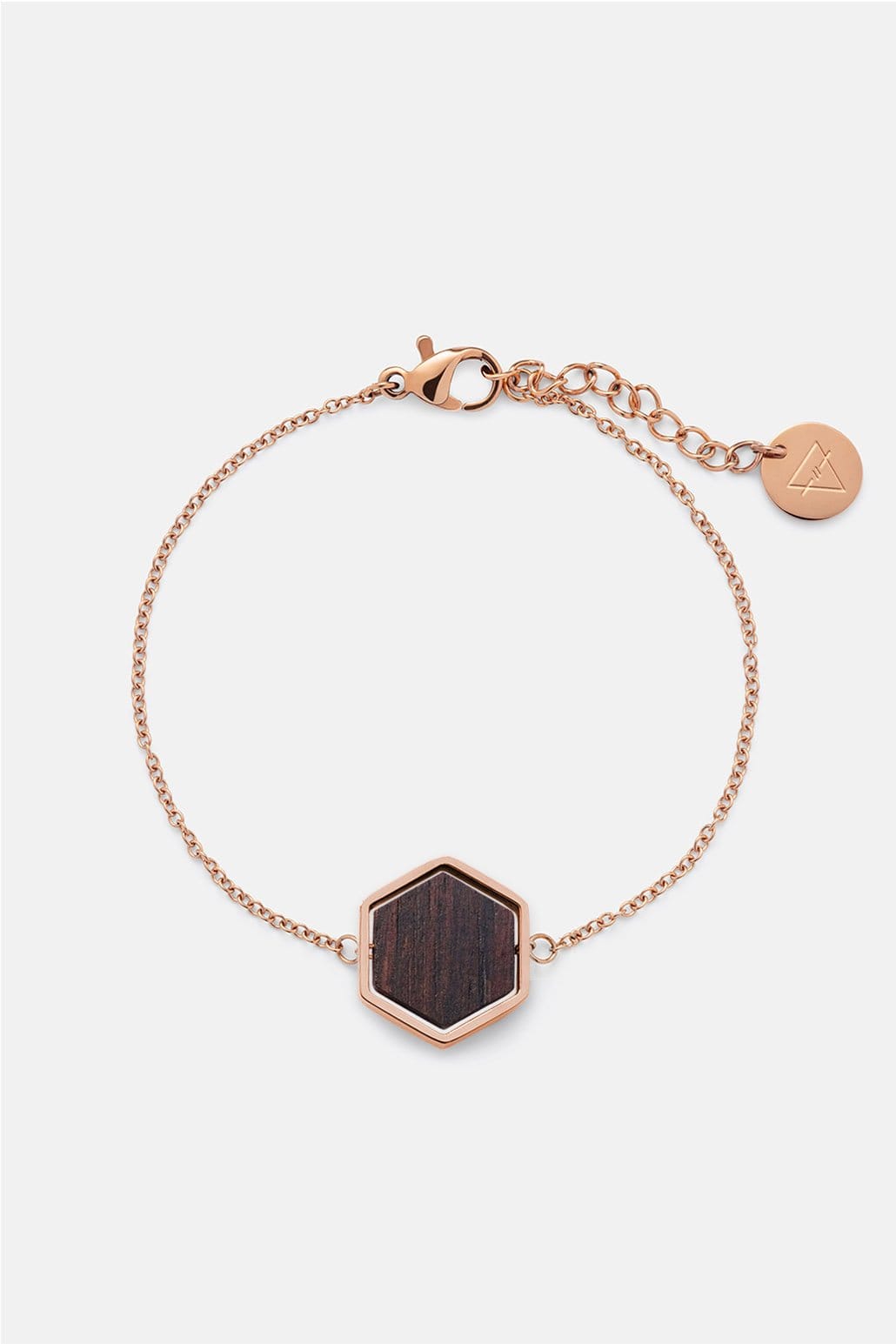 Kerbholz HEXA BRACELET Walnuss Auslauf
