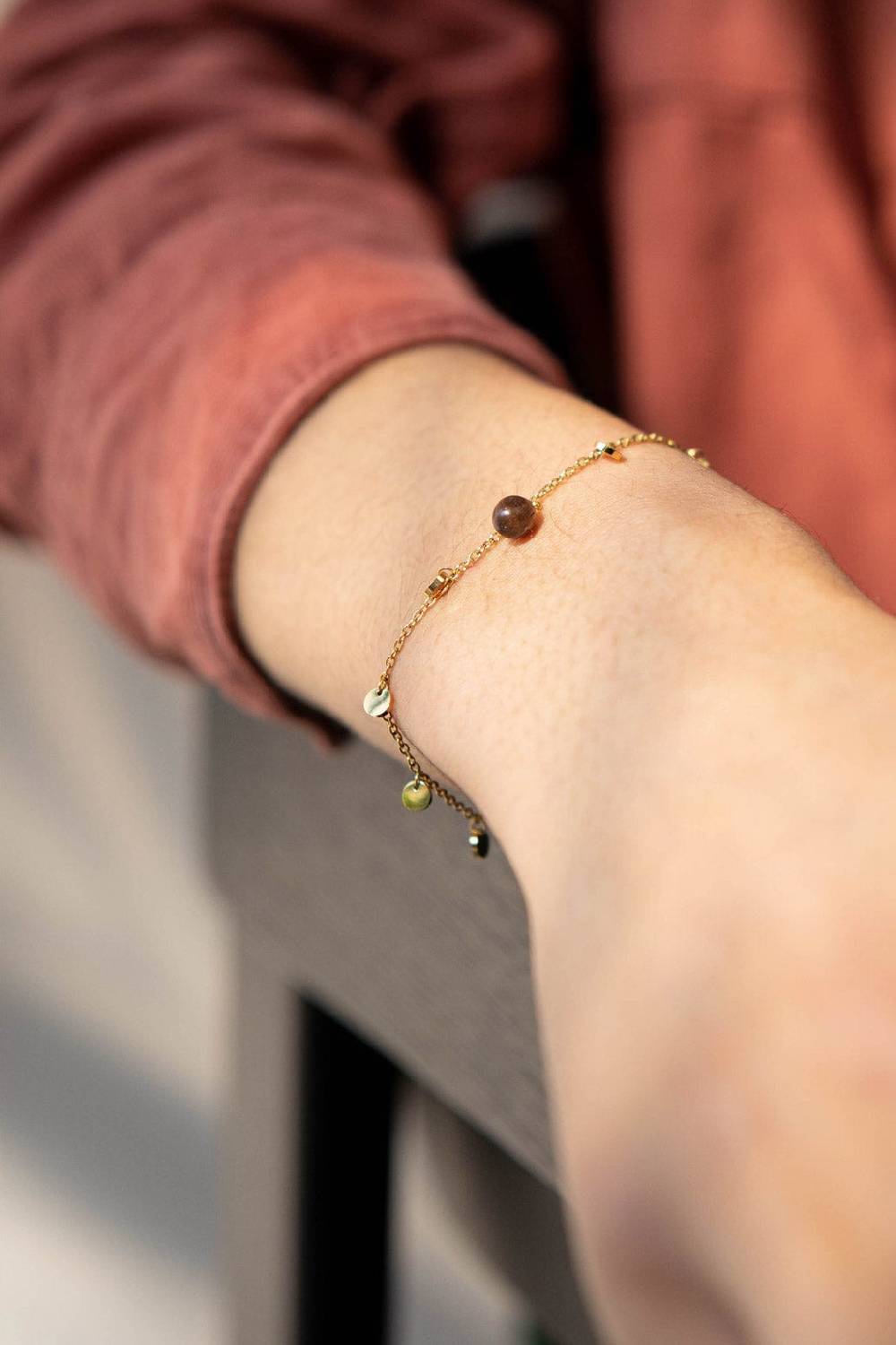 Kerbholz PEARL BRACELET Walnuss Fabrikverkauf