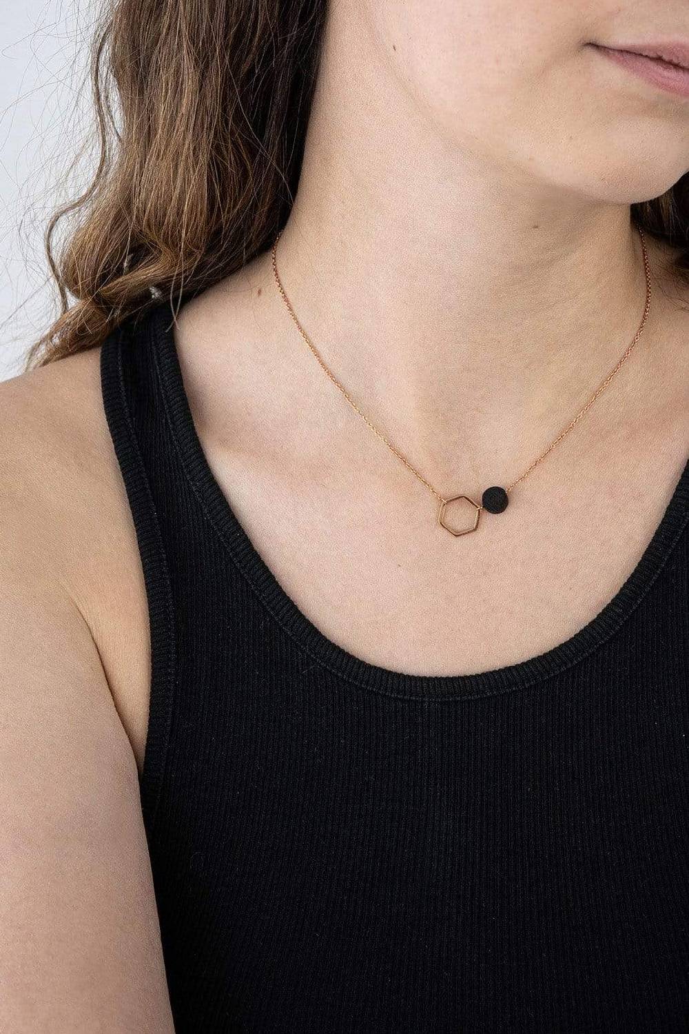 Kerbholz TWIN NECKLACE Walnuss Fabrikpreis