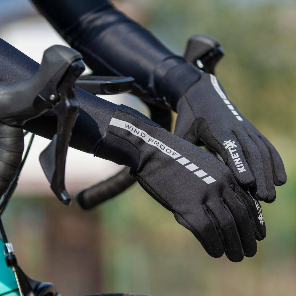 Kinetixx Winddichte Winter-Radhandschuhe Leevi Günstiger Verkauf