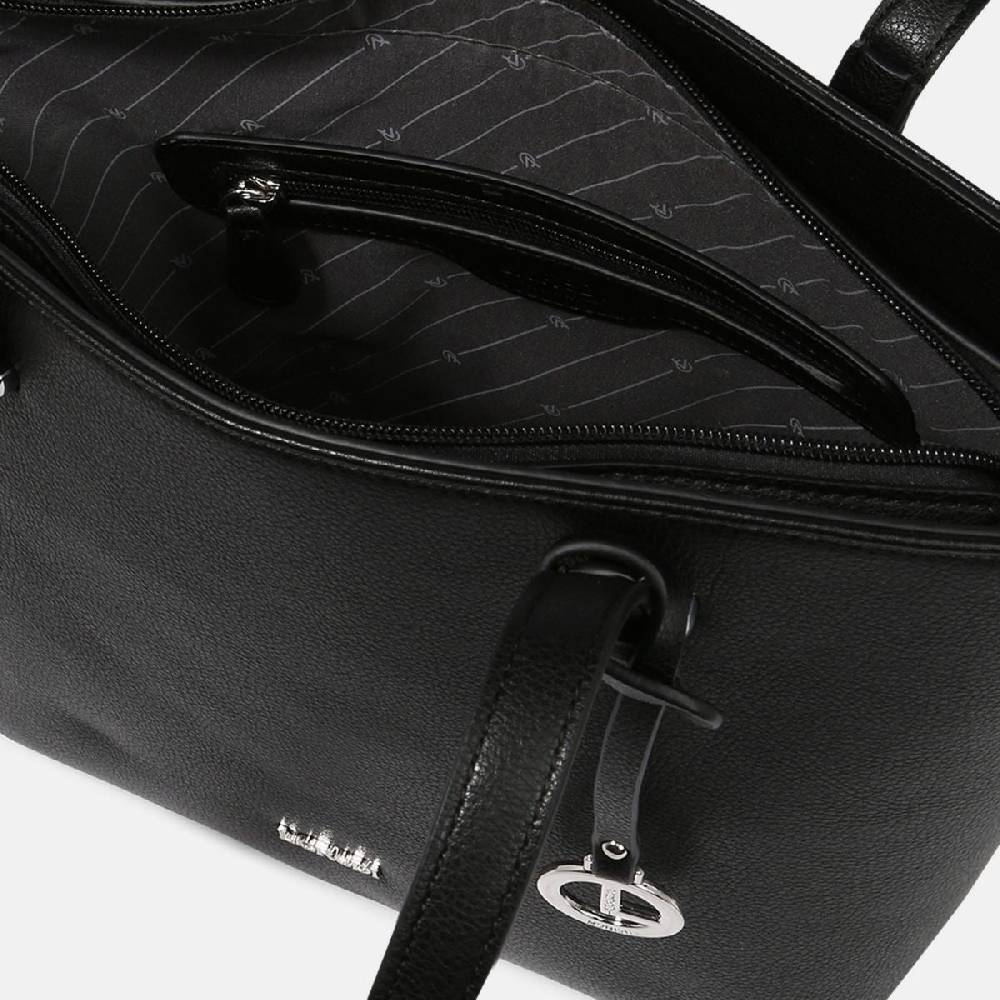 L. Credi Filippa Shopper schwarz Räumungsverkauf