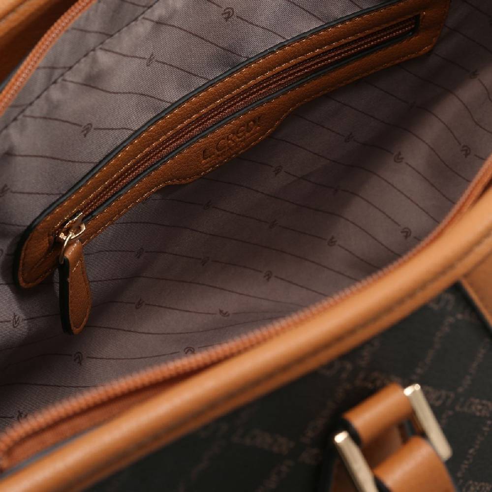 L. Credi Filiberta Shopper braun Kauf eins, bekomm eins gratis