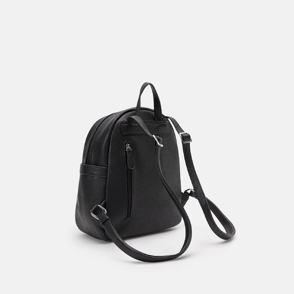 L. Credi Najuka Rucksack schwarz Kostenloser Versand international