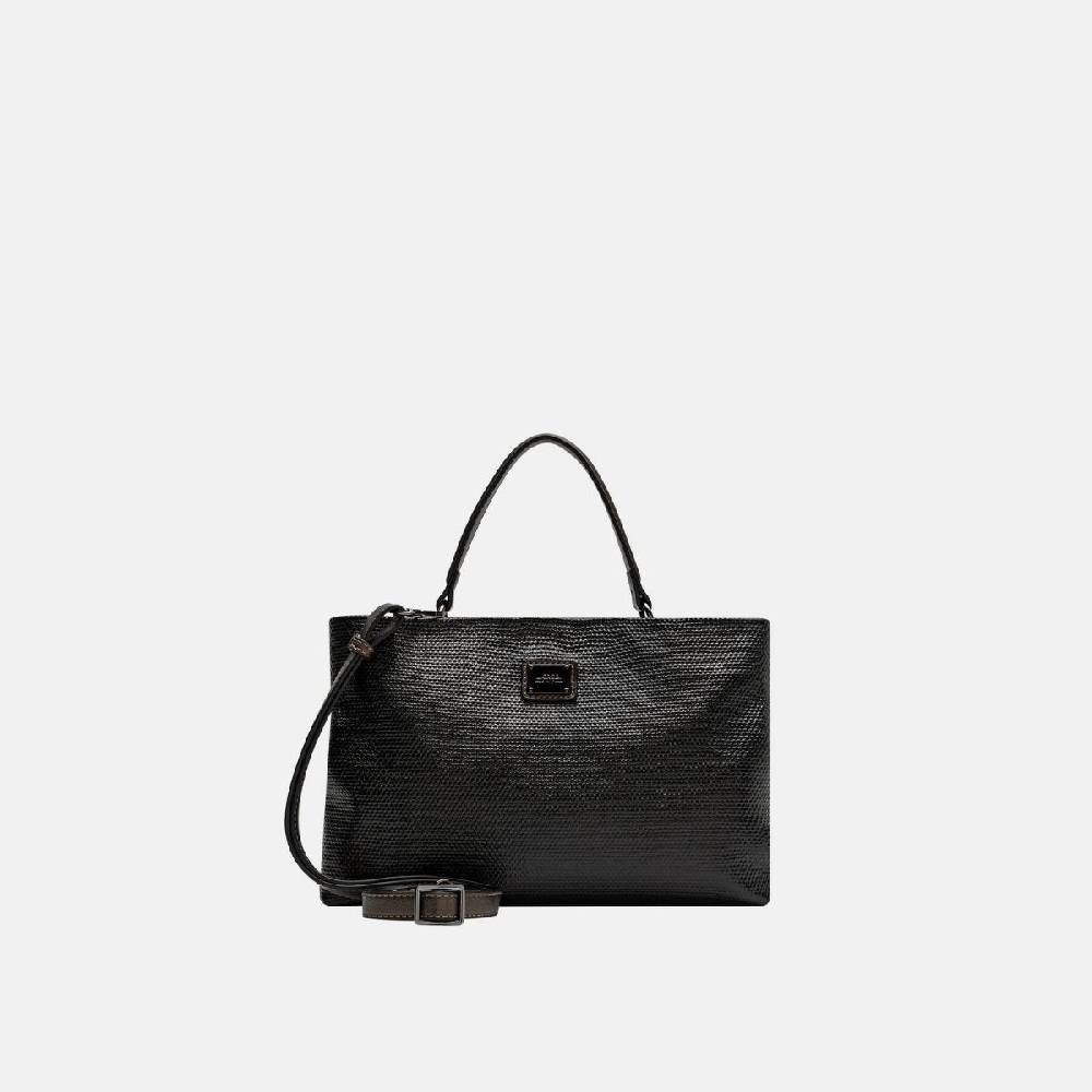 L. Credi Nadine Henkeltasche schwarz