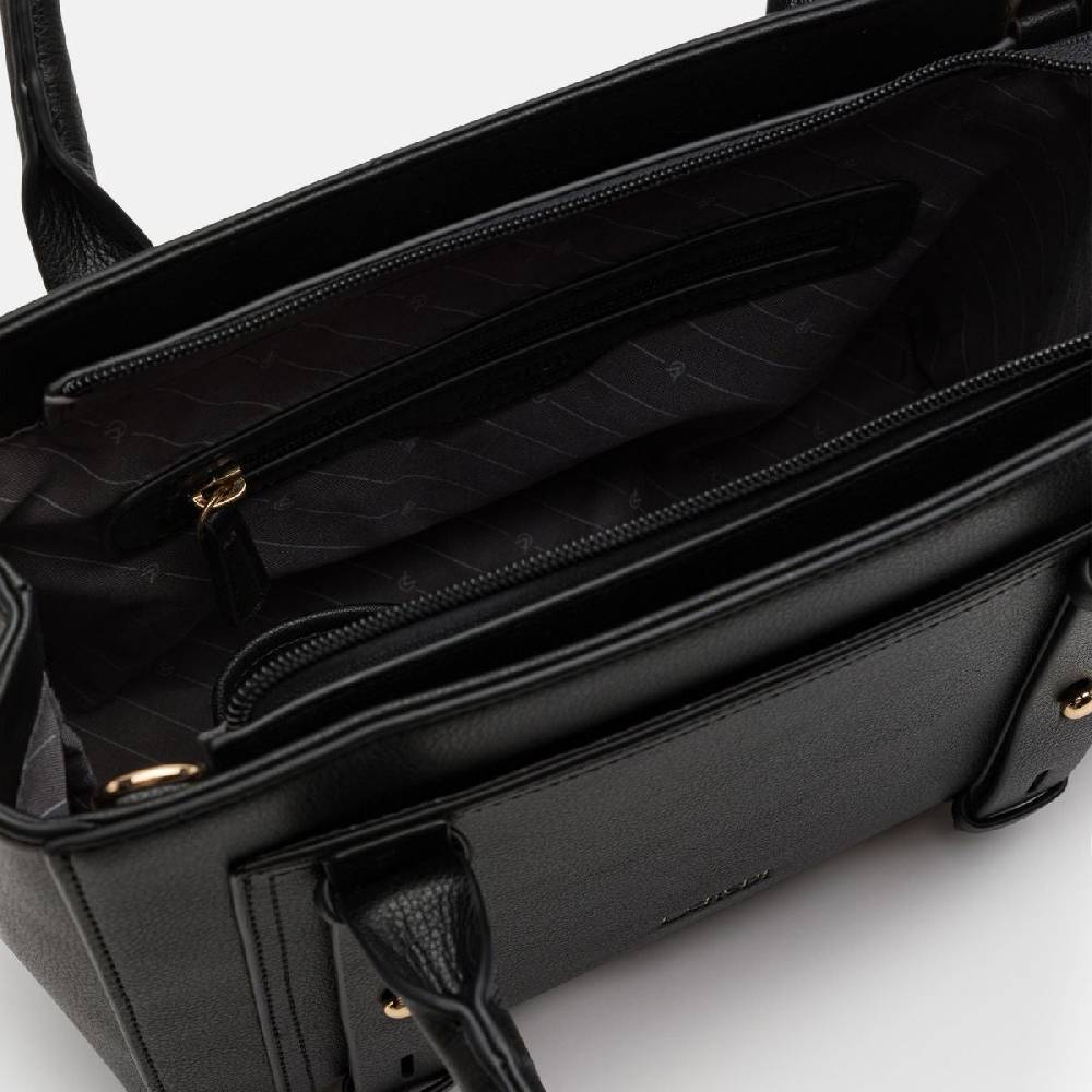 L. Credi Naemi Henkeltasche schwarz Rabatte dieses Monats