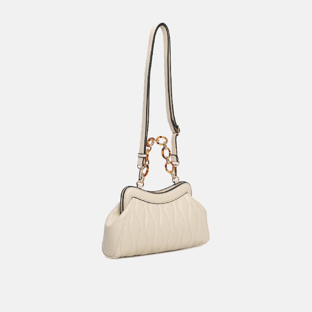 L. Credi Maren Clutch creme Weihnachtsangebot