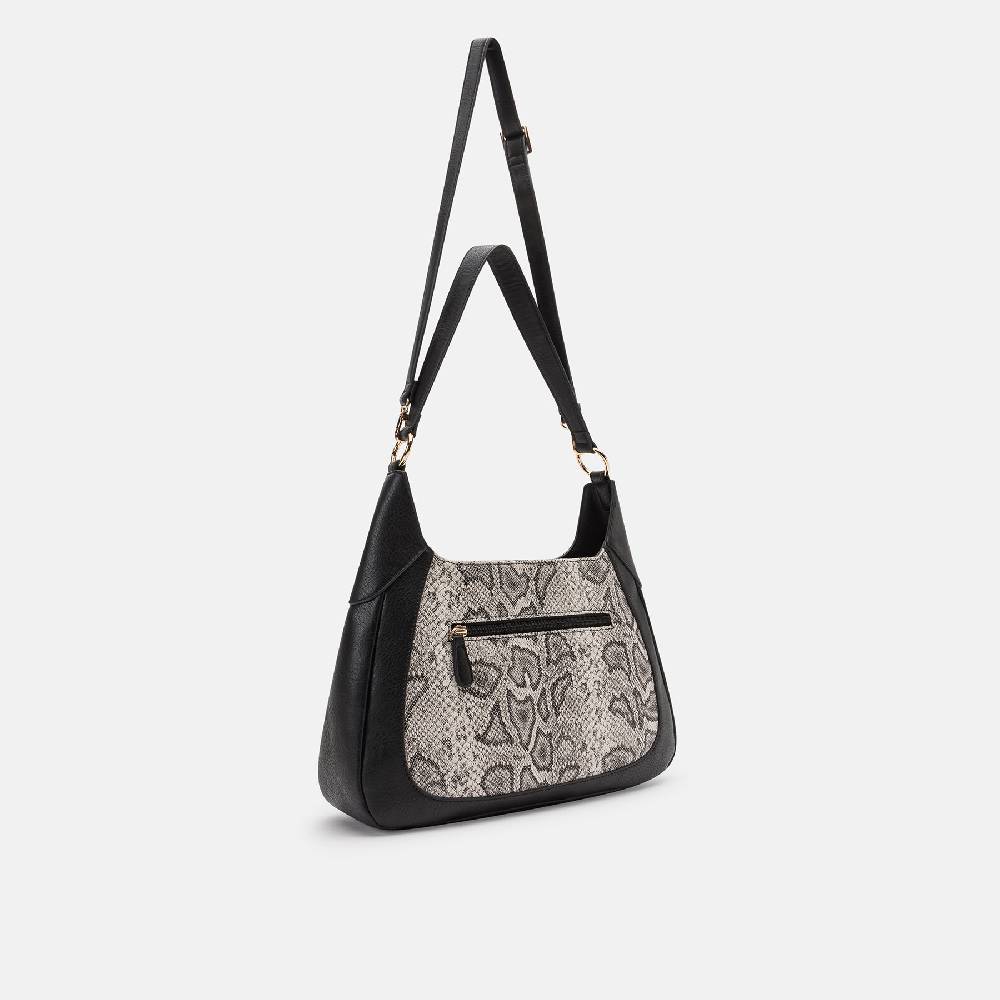 L. Credi Natascha Hobo schwarz / weiss Blitzangebot