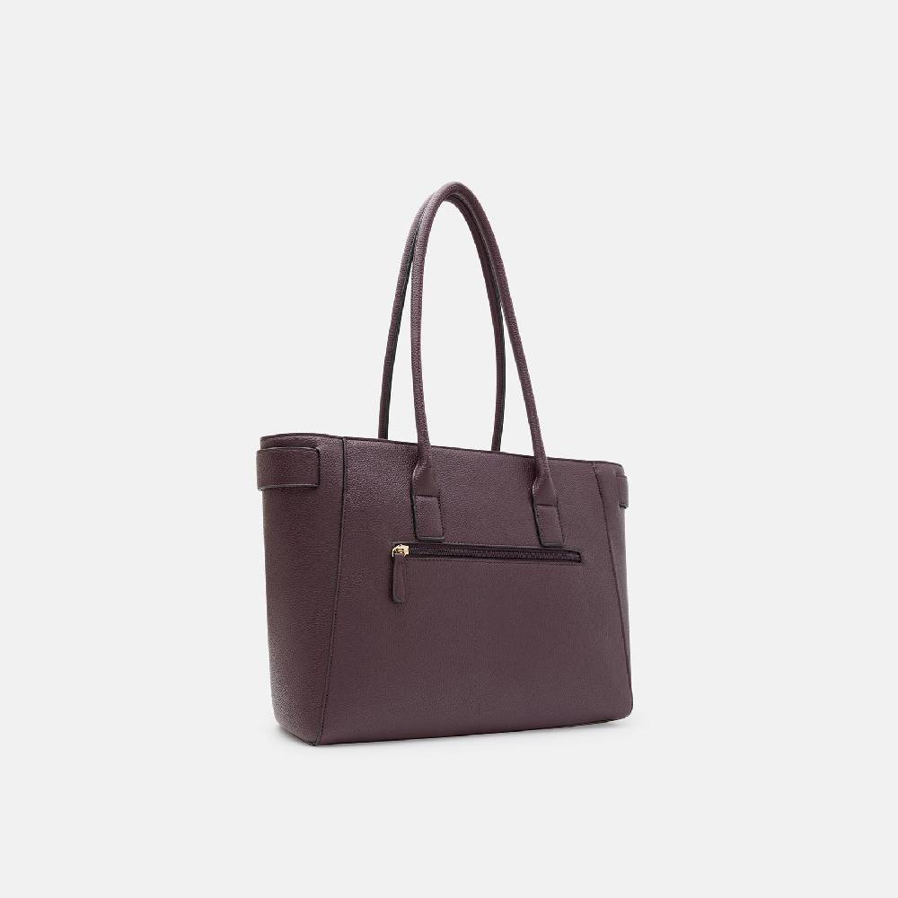 L. Credi Nadira Shopper dark plum Große Rabatte