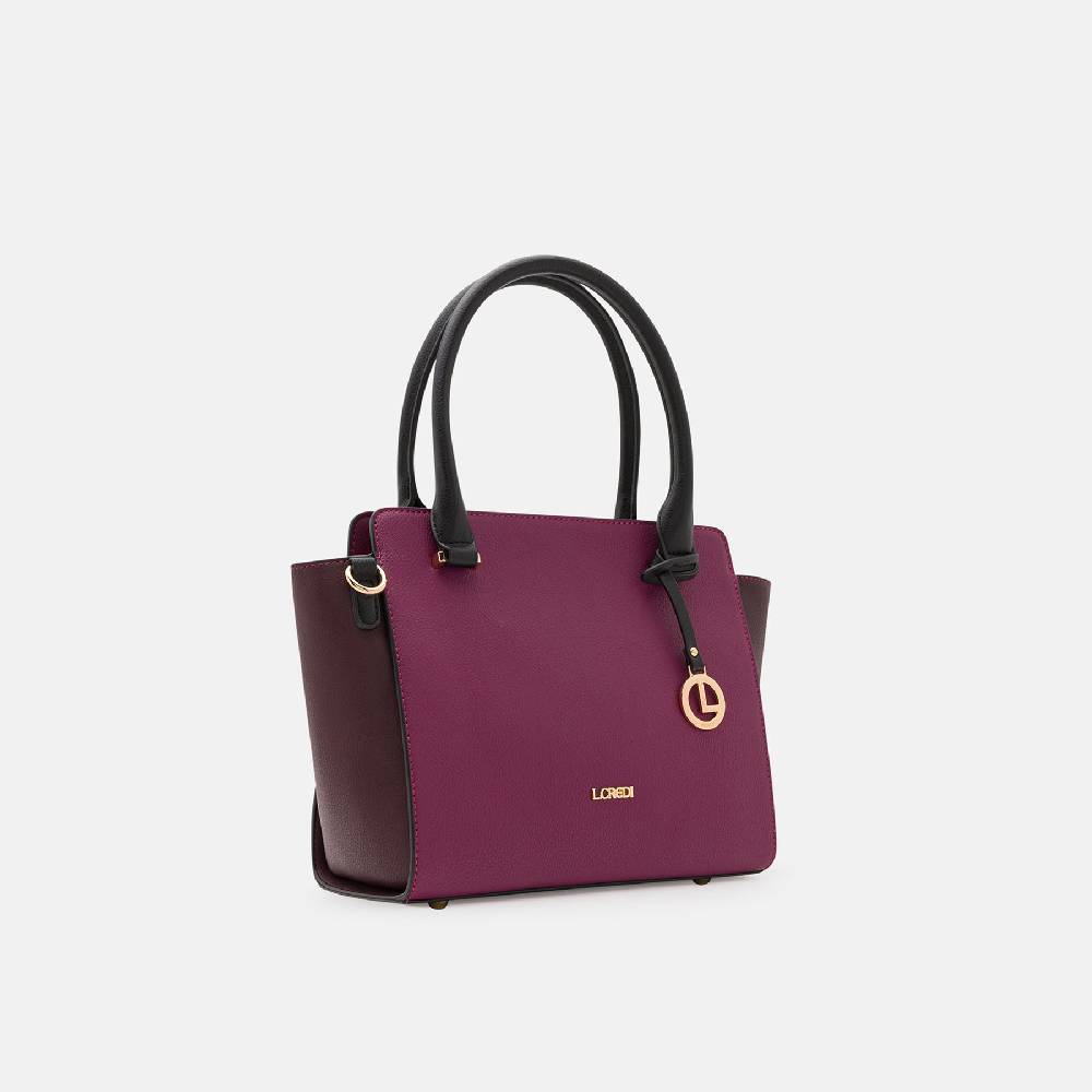 L. Credi Nora Henkeltasche plum VIP-Rabatte