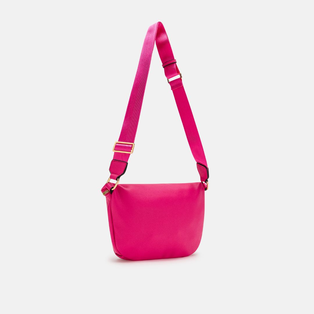 L. Credi Nilo Umhängetasche hot pink Letzter Tag