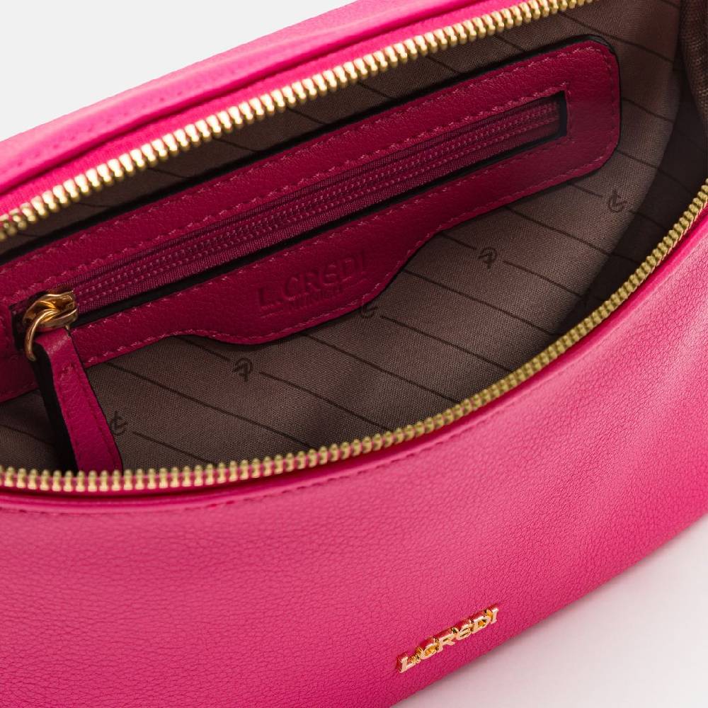 L. Credi Nilo Umhängetasche hot pink Letzter Tag