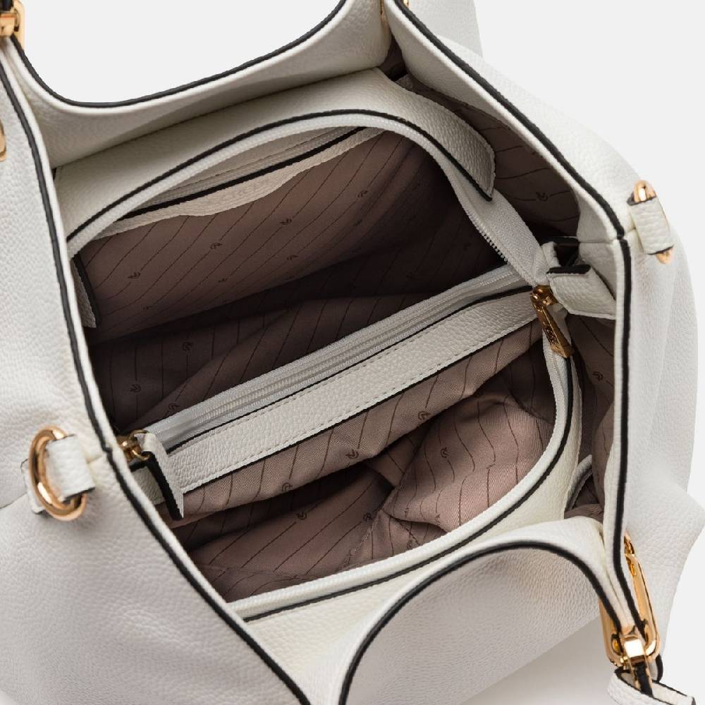 L. Credi Ebony Shopper weiss Fabrikladen