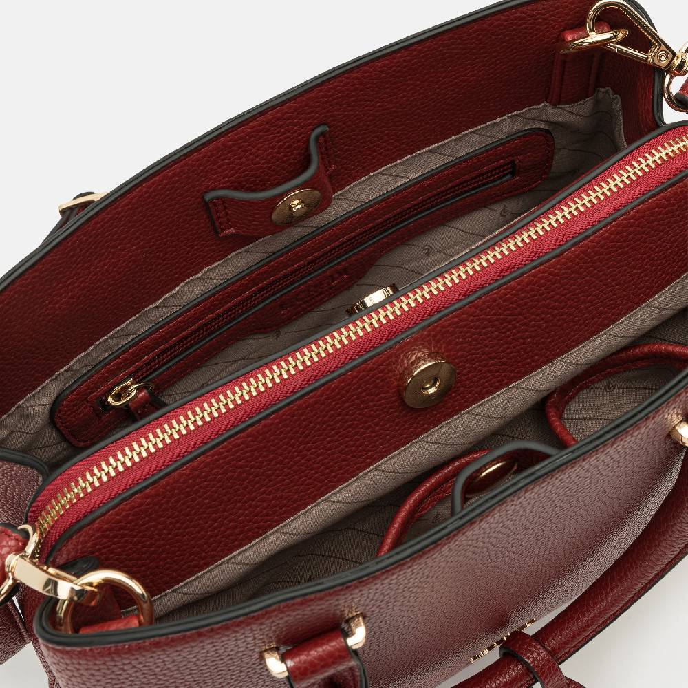 L. Credi Maxima Henkeltasche rot Schlussverkauf