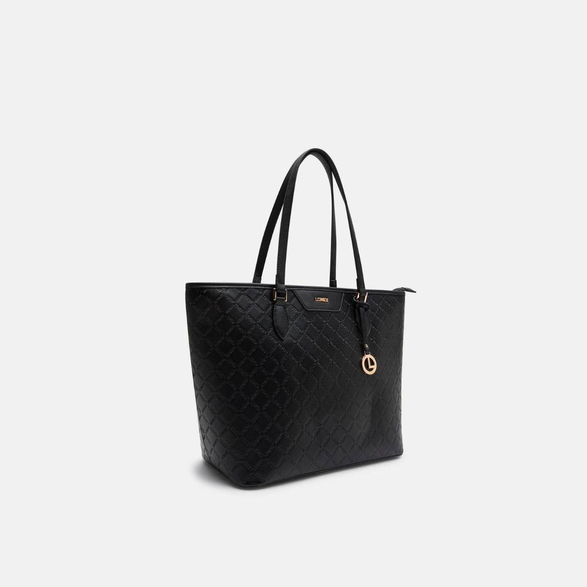 L. Credi Filiberta Shopper schwarz Sonderangebot