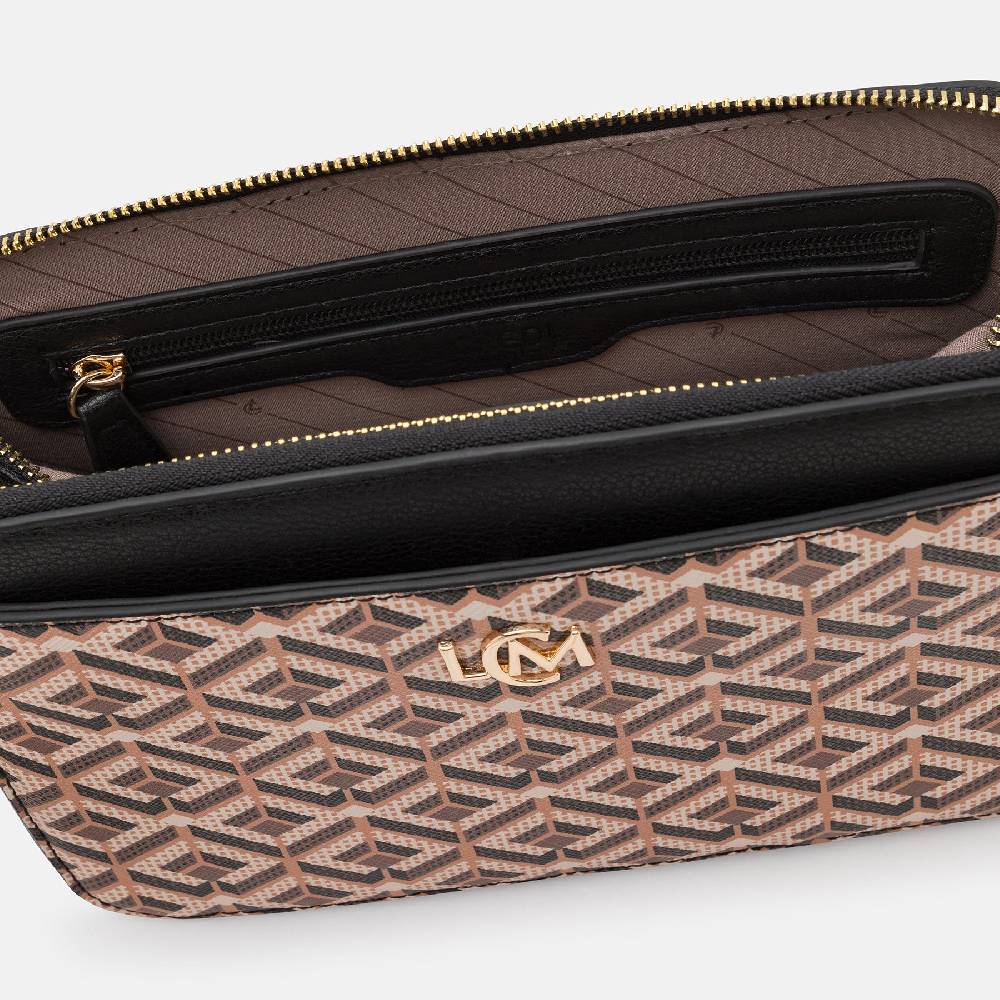 L. Credi Melina Umhängetasche schwarz / mix Flash Sale