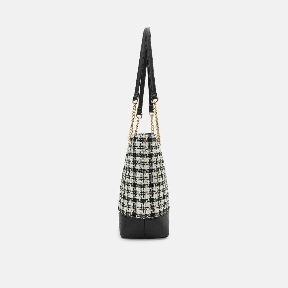 L. Credi Naissa Shopper schwarz / offwhite Cyber Monday