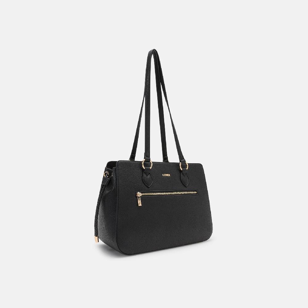 L. Credi Nova Shopper schwarz Riesige Ersparnisse