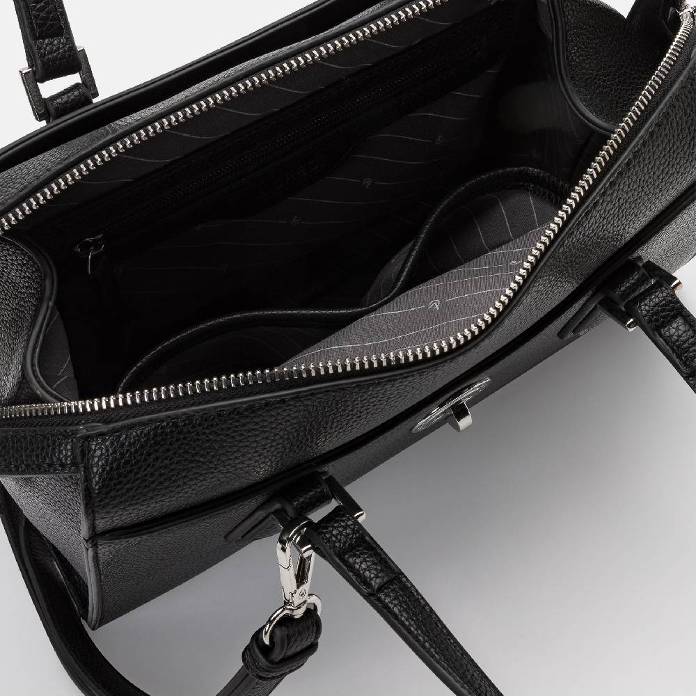 L. Credi Nediva Henkeltasche schwarz Neueste Stile