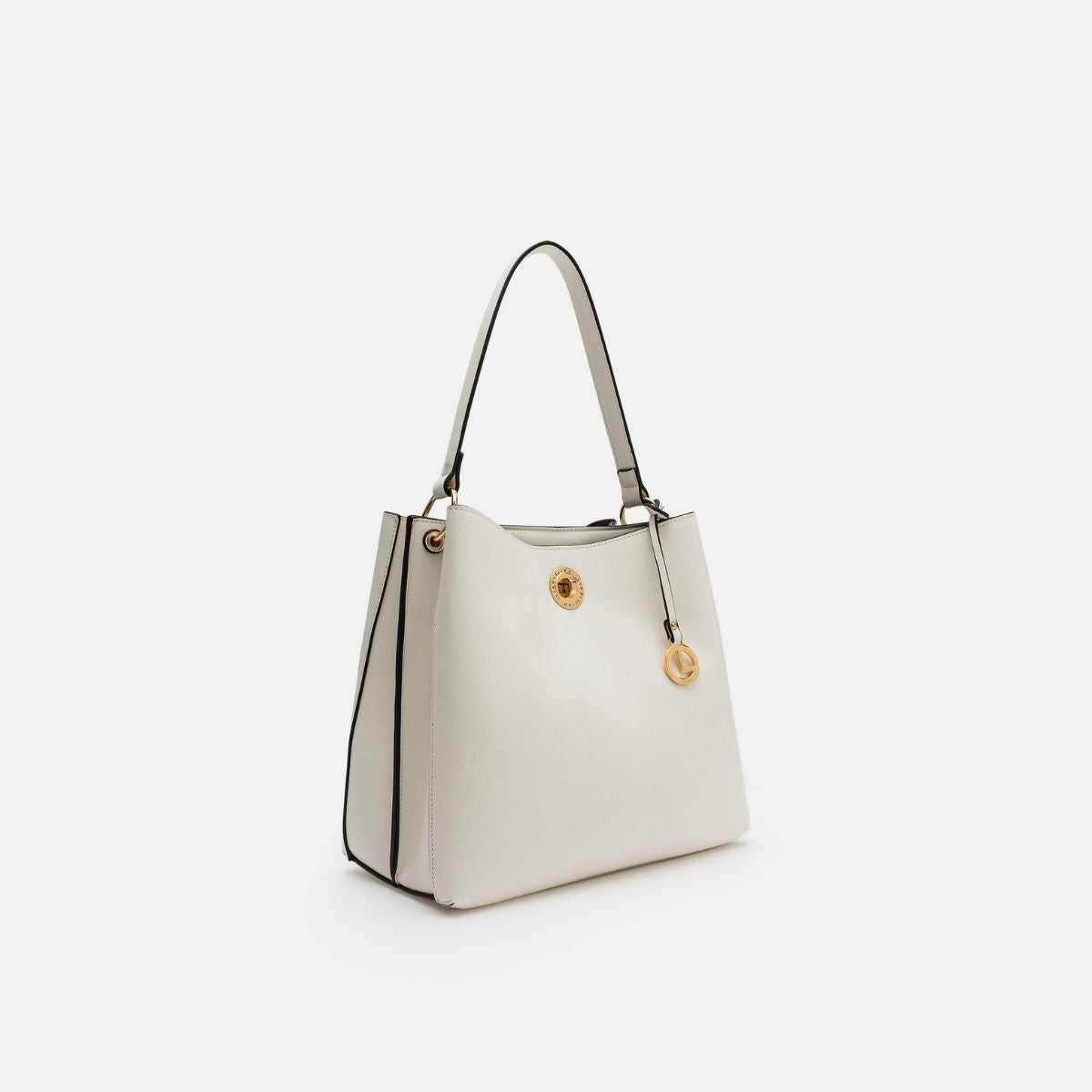 L. Credi Filippa Hobo weiss Kostenloser Versand international