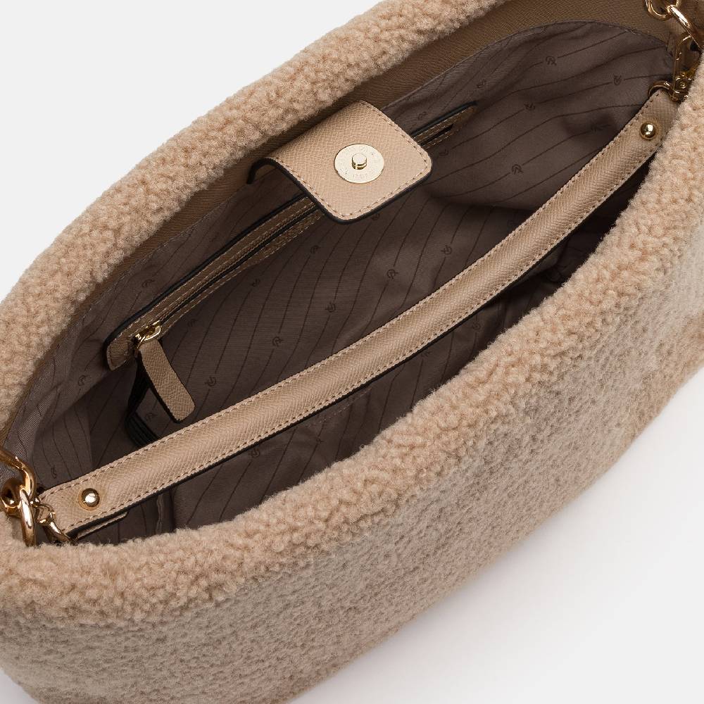 L. Credi Noabelle Hobo sand 50% Rabatt für begrenzte Zeit