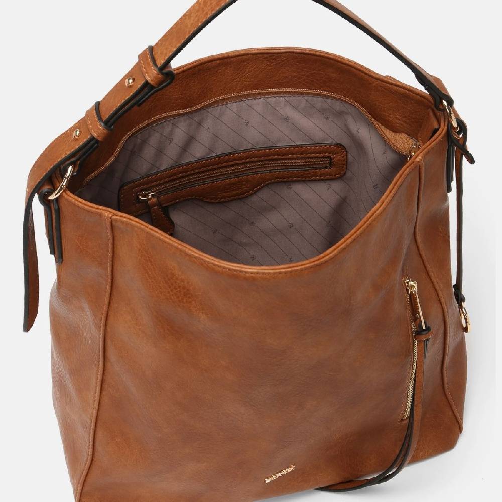 L. Credi Jana Hobo cognac Flash Sale