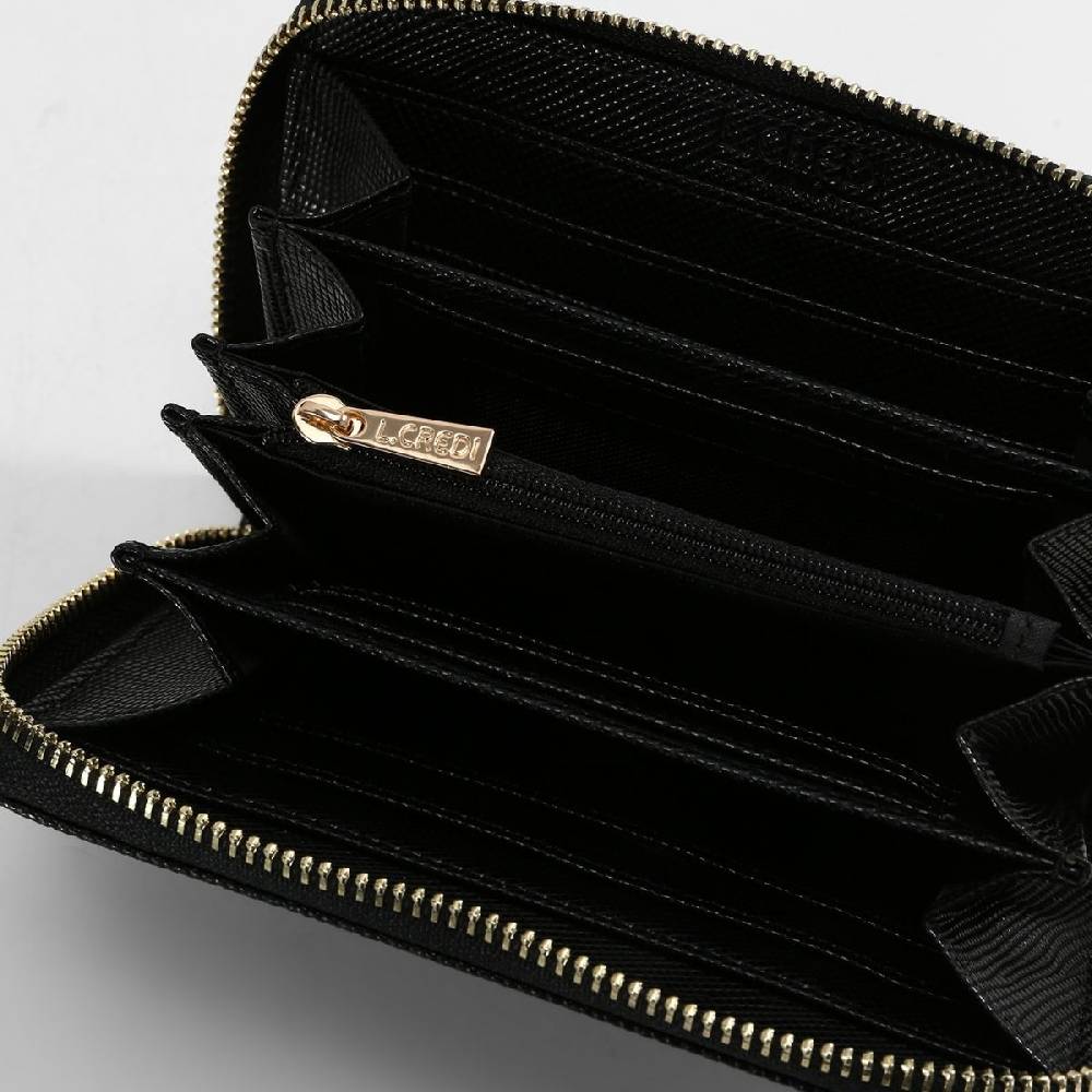L. Credi Ebba Portemonnaie schwarz Online Shopping