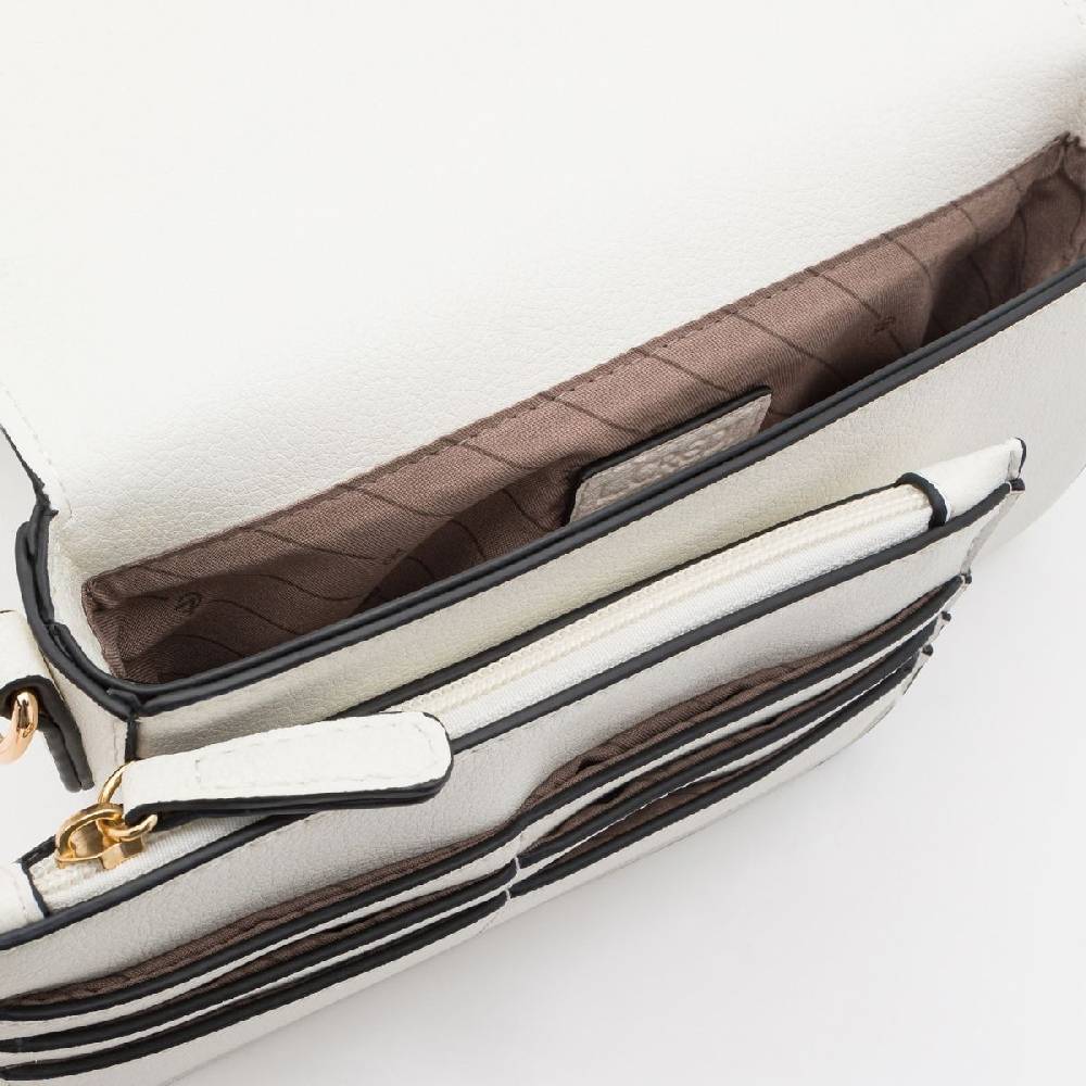 L. Credi Jane Clutch weiss Fabrikladen