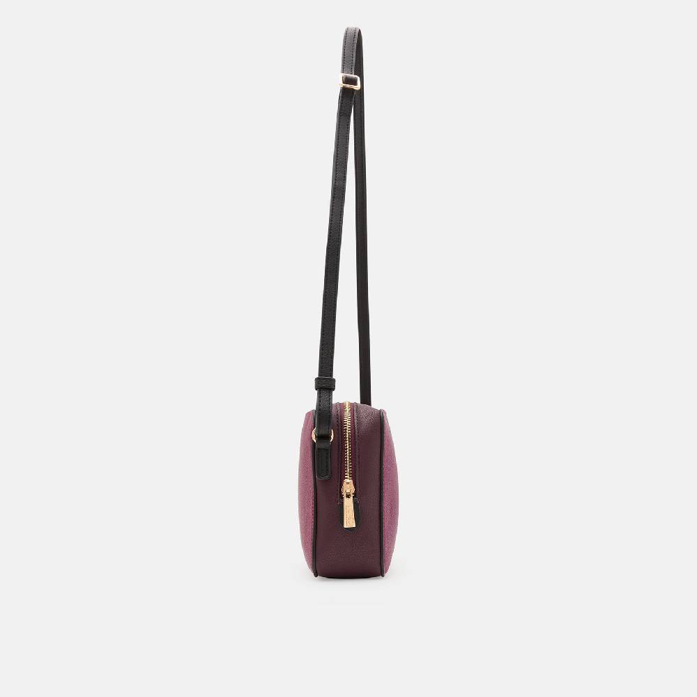 L. Credi Nora Umhängetasche plum im Angebot