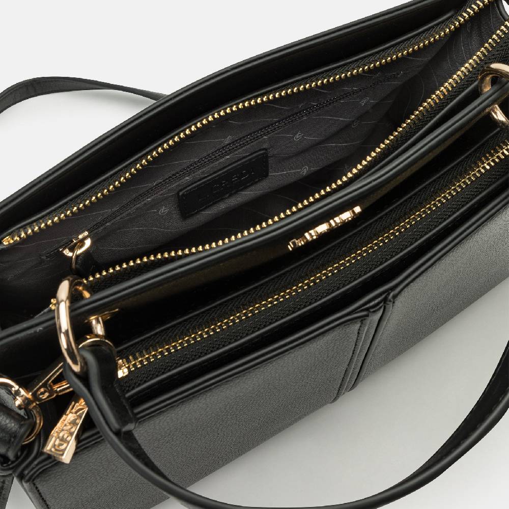 L. Credi Nina Hobo schwarz Kostenloser Versand