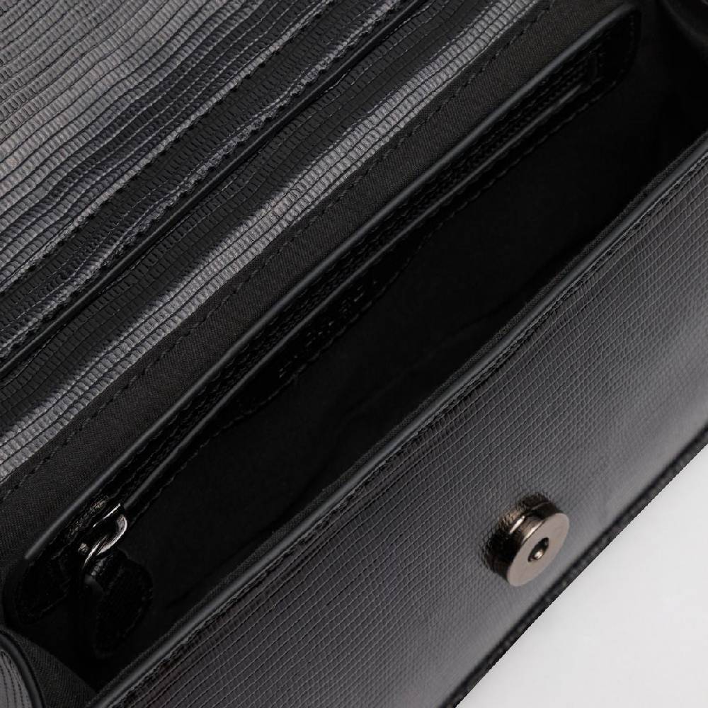 L. Credi Naimi Clutch schwarz Exklusivangebot