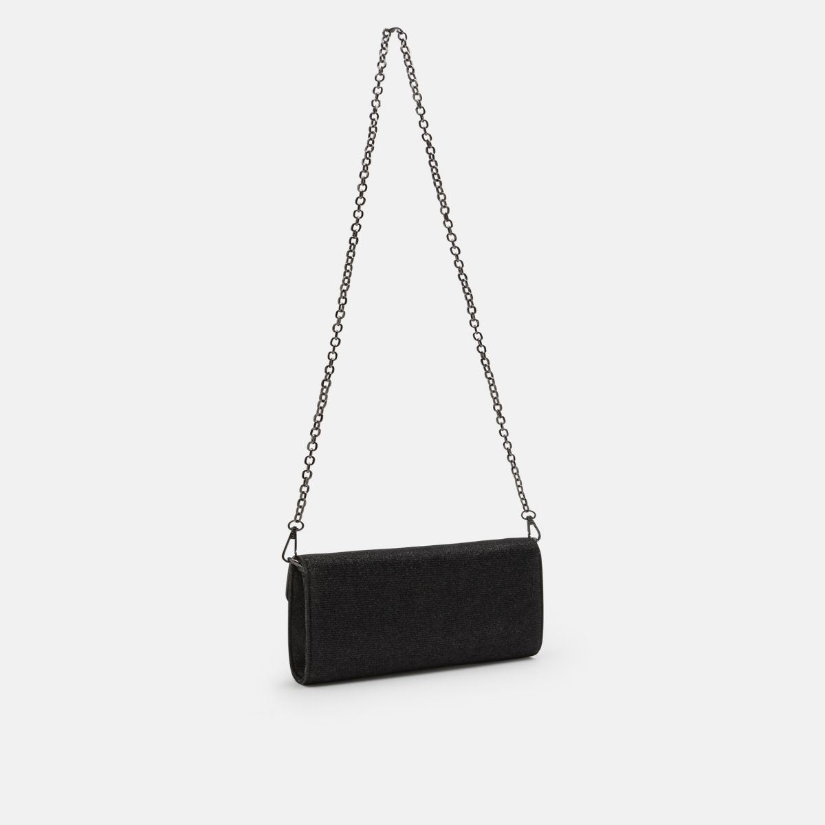 L. Credi Nadi Clutch schwarz Preisnachlass