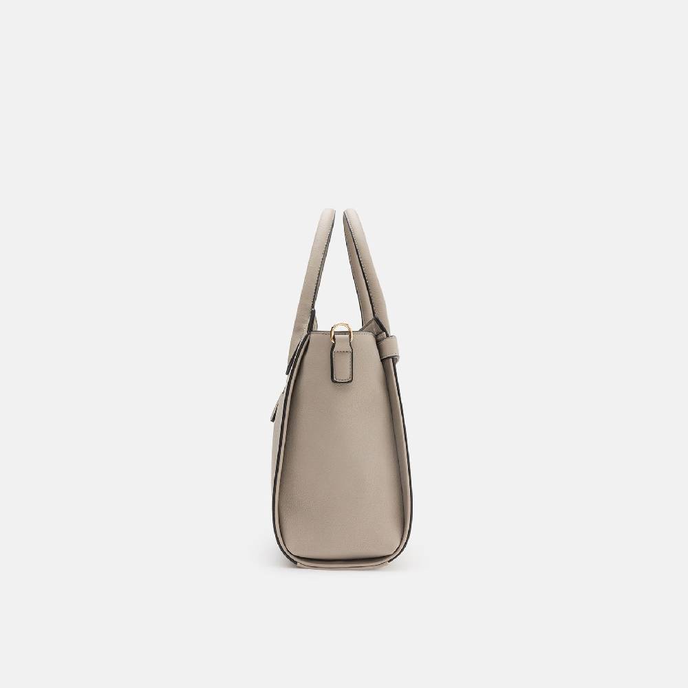 L. Credi Konstanze Henkeltasche stone Zeitlich begrenztes Angebot