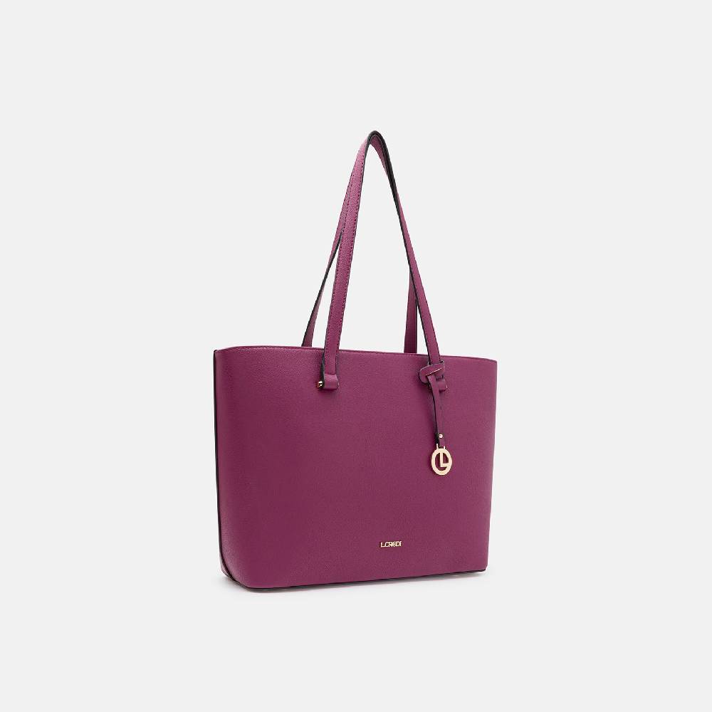 L. Credi Filippa Shopper plum Neuheiten