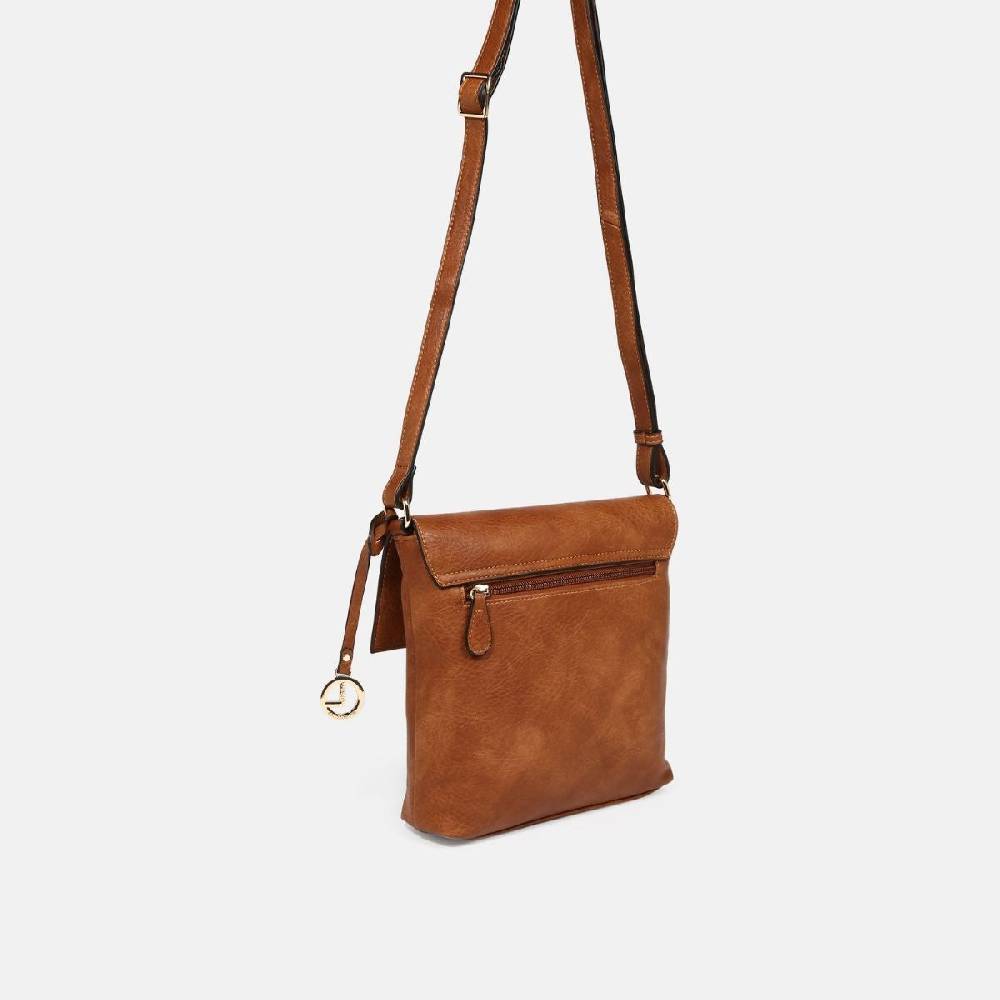 L. Credi Jana Umhängtasche cognac Tiefpreis