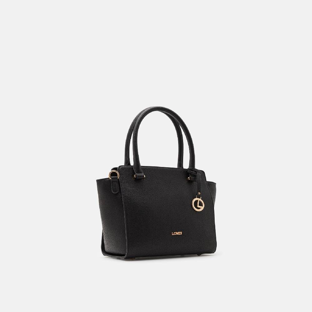 L. Credi Nura Henkeltasche schwarz Bis zu 50% Rabatt