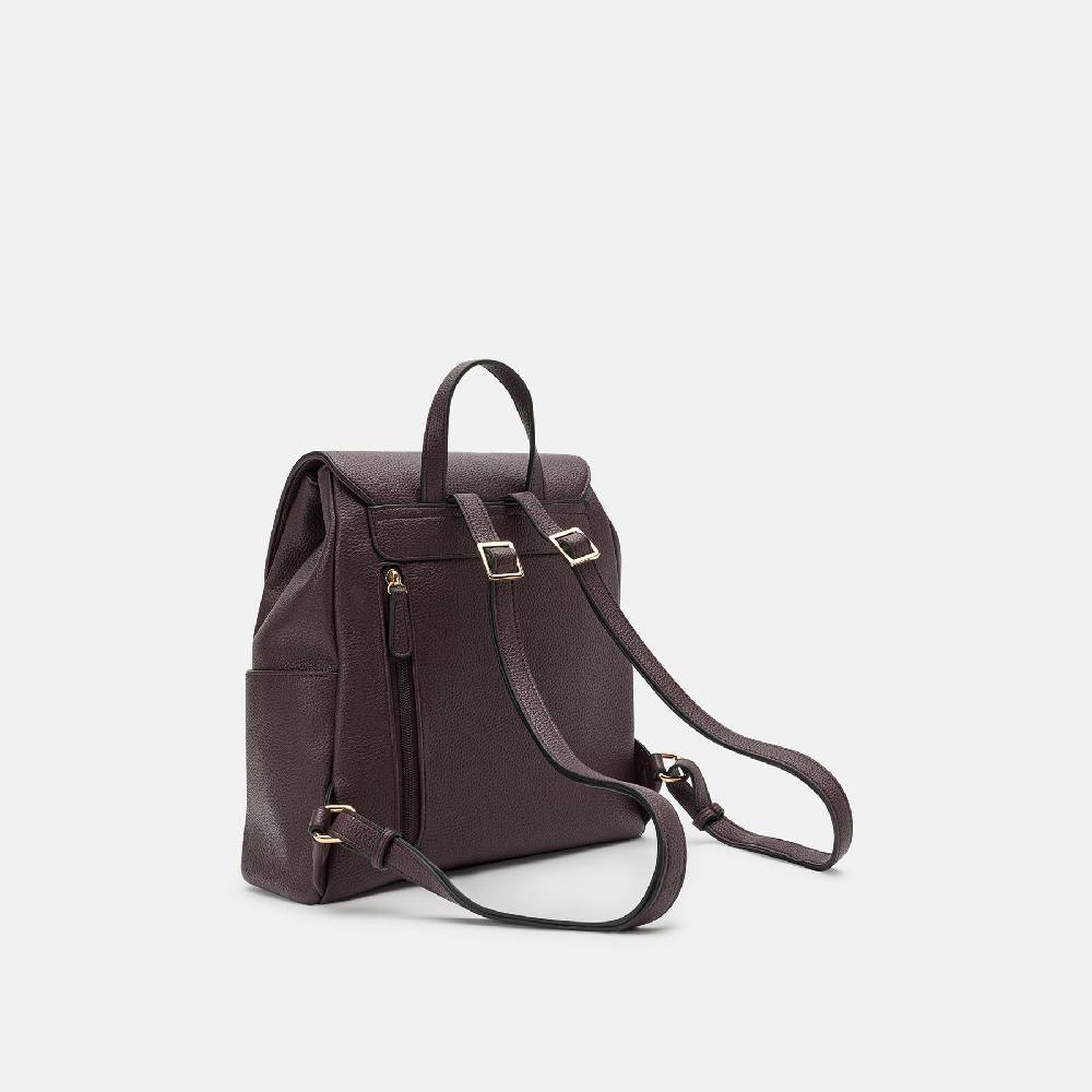 L. Credi Nalina Rucksack dark plum Bis zu 60% Rabatt