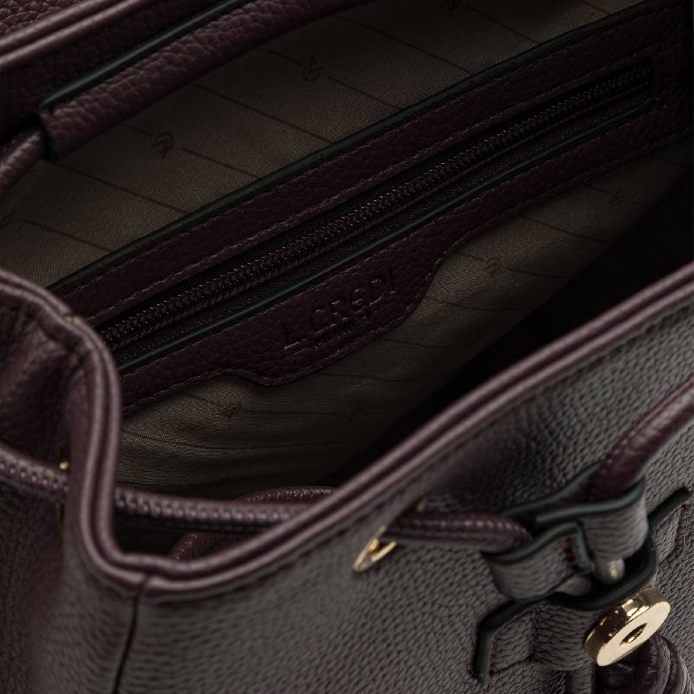 L. Credi Nalina Rucksack dark plum Bis zu 60% Rabatt