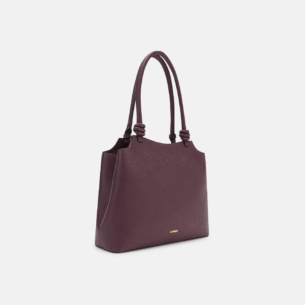 L. Credi Nalina Hobo dark plum Sonderangebot der Fabrik