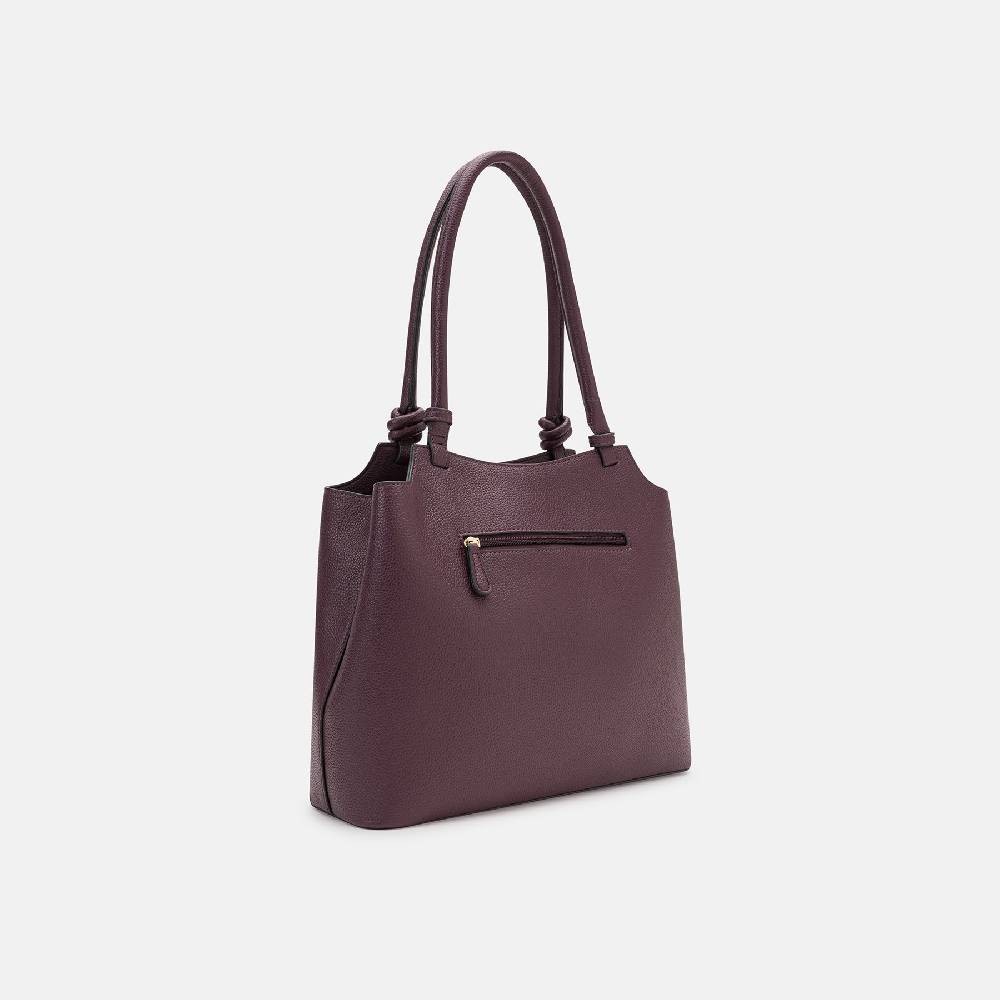 L. Credi Nalina Hobo dark plum Sonderangebot der Fabrik