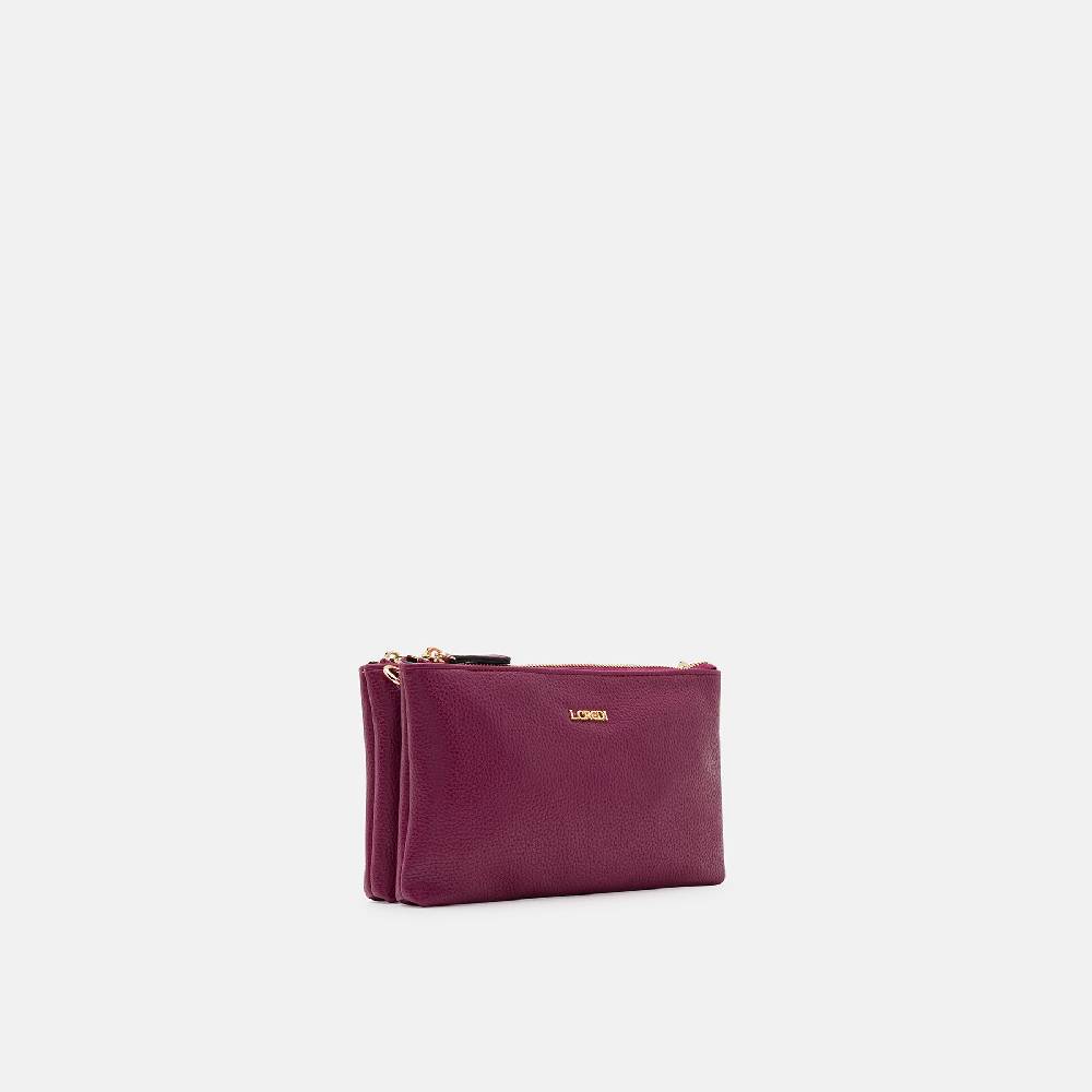 L. Credi Ella Umhängetasche plum 50% Rabatt mit kostenlosem Versand