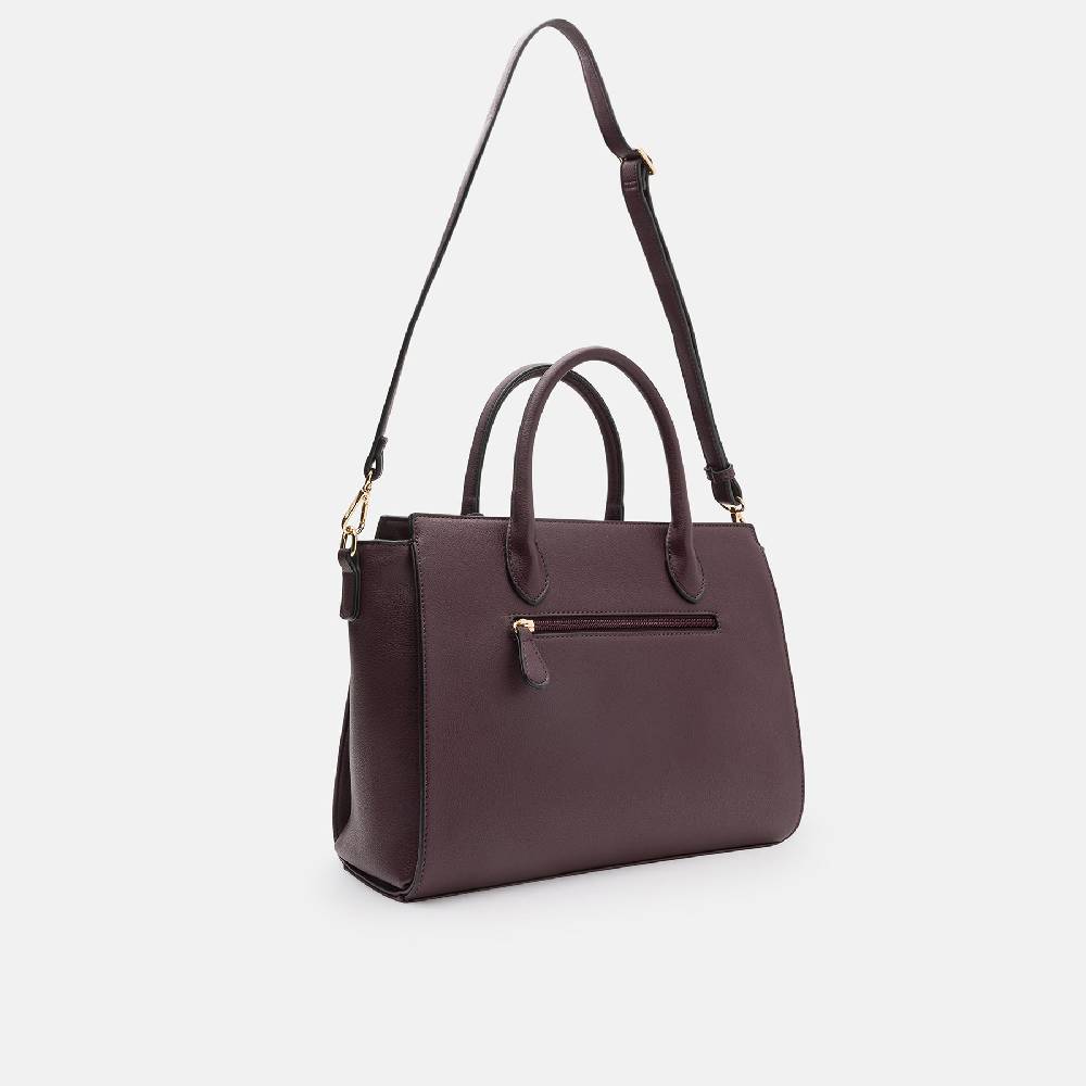 L. Credi Konstanze Henkeltasche dark plum Online
