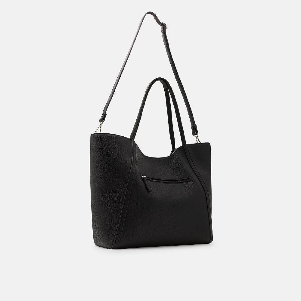 L. Credi Nanda Shopper schwarz Fabrikverkauf
