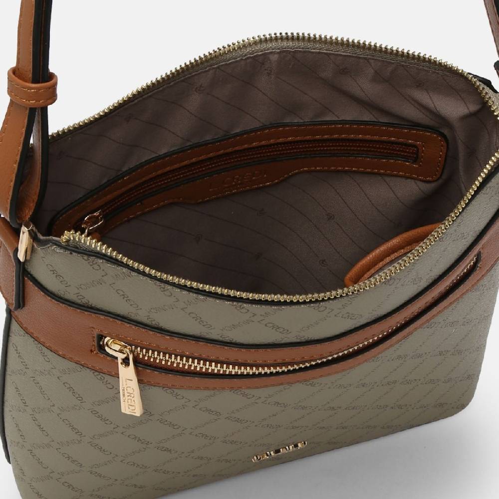 L. Credi Filiberta Umhängetasche taupe Osterangebot