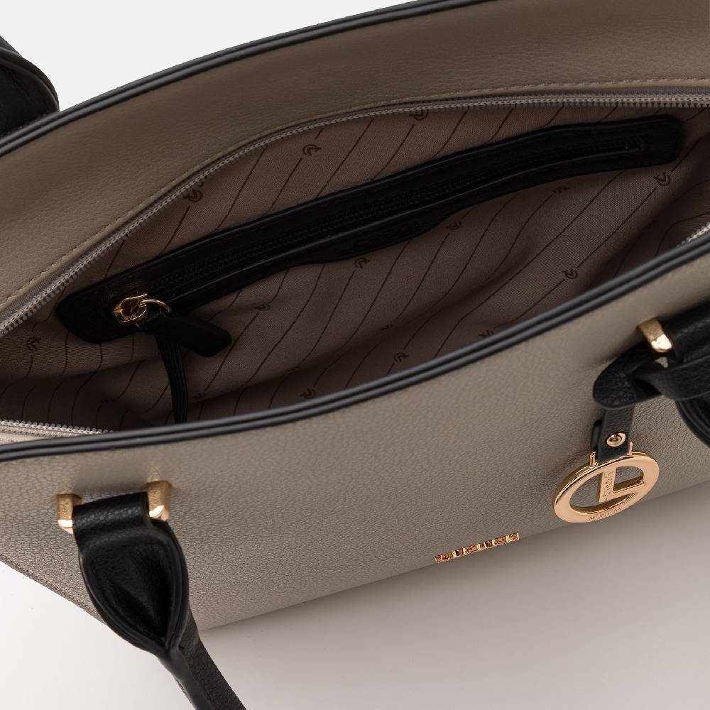 L. Credi Nora Henkeltasche stone Top Angebot