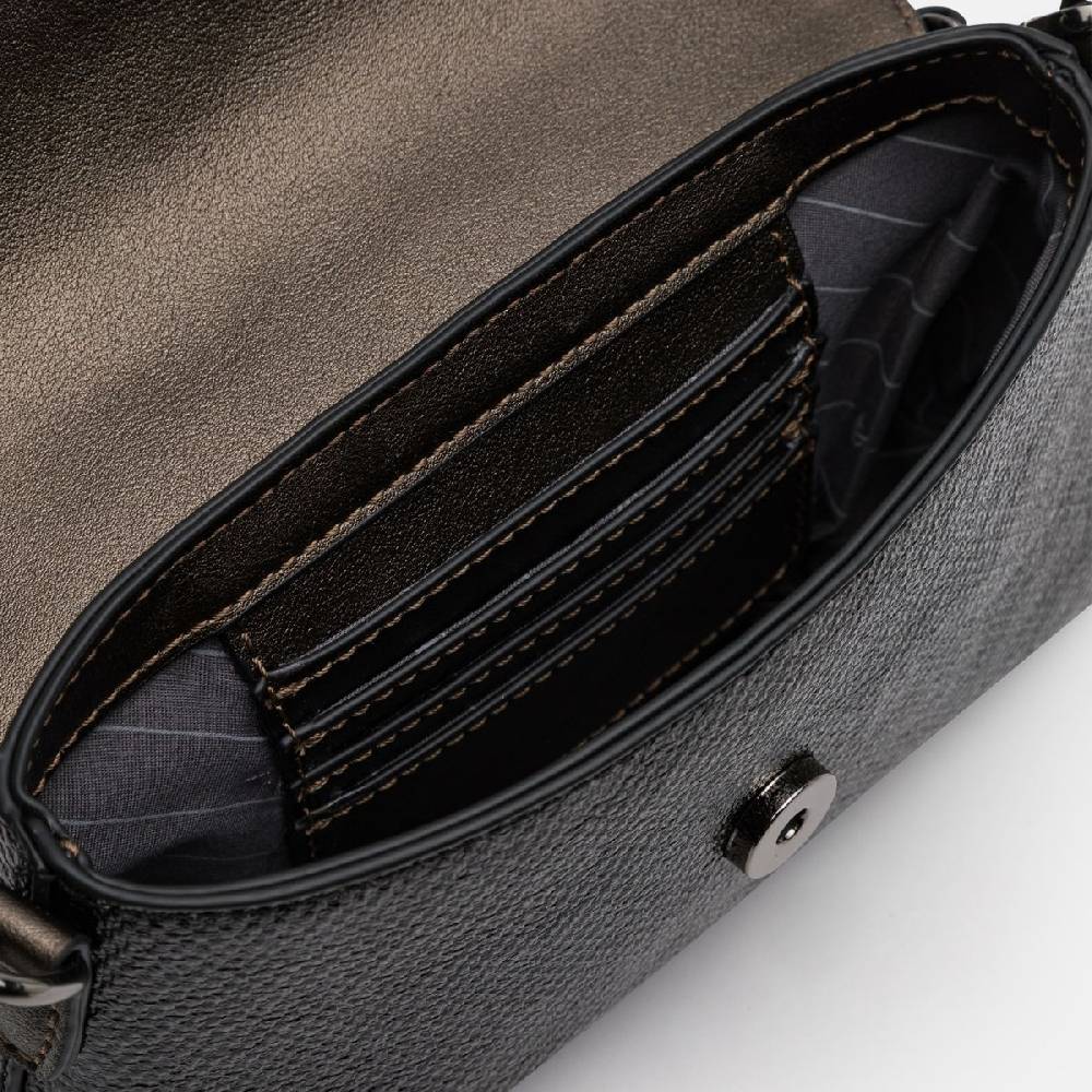 L. Credi Nadine Clutch schwarz Sonderangebote