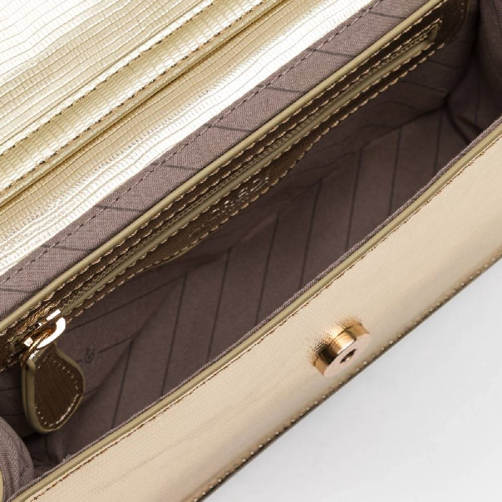 L. Credi Naimi Clutch gold Bis zu 60% Rabatt